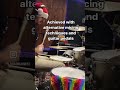 Drums and guitar pedals