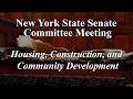 Senate Standing Committee on Housing, Construction, and Community Development - 05/04/2026