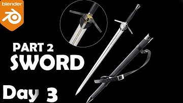 Day 3 SWORD CREATION Part 2 | Blender 4.0 Absolute Basics Introduction Series for Beginners