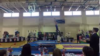 Francesca - Double Mini - Level 6 - Pass #1 - 2018 State Championships
