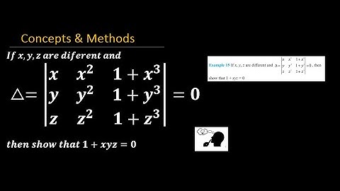 if x ,y, z are different and delta =x x^3 1+x^3 , y y^2 1+y^3 , z z^2 1+z^3 =0 then show that 1+xyz=