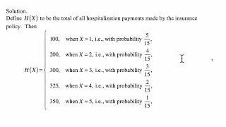 Exam P exercise for April 23, 2018