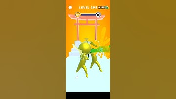Sword play Level 295 - Ninja Slice Runne‪r‬ Gameplay Solution Walkthrough #Shorts