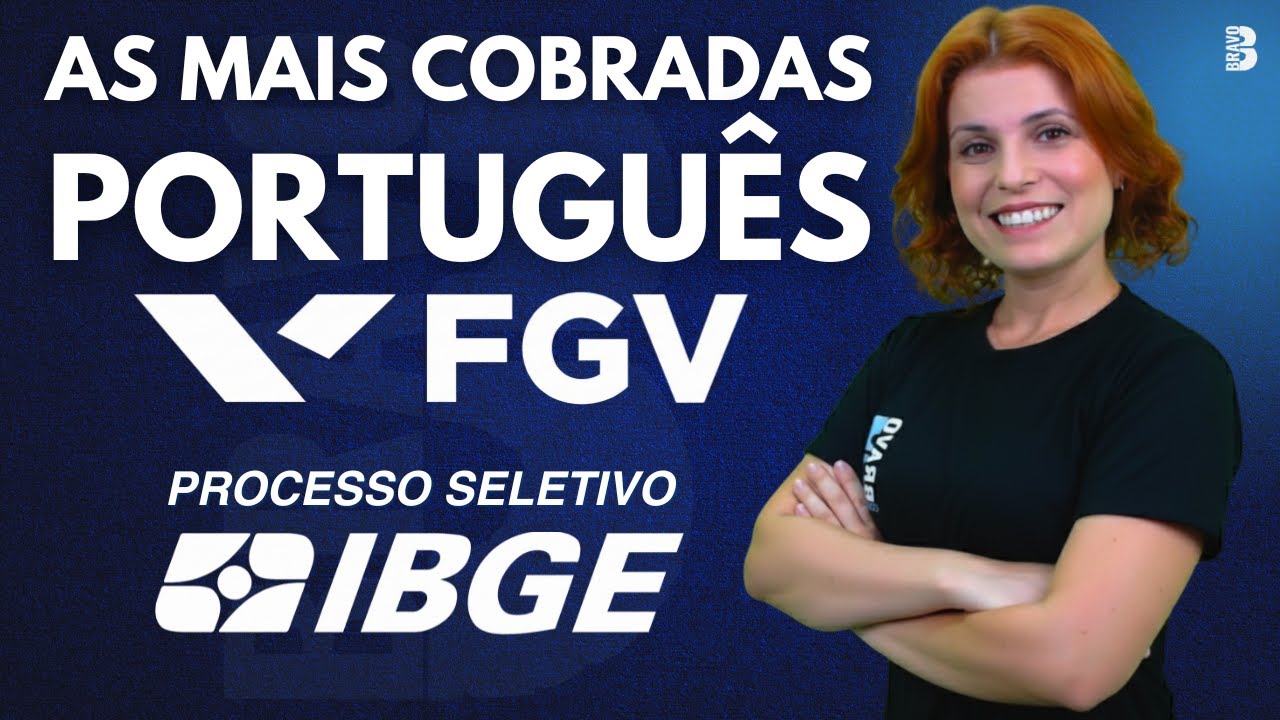 TOP QUESTÕES IBGE: O QUE A FGV REALMENTE COBRA EM PORTUGUÊS