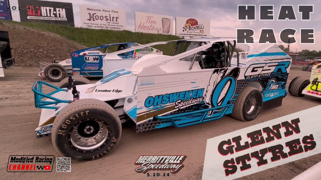 Brian Stevens 444 Memorial - Heat Race onboard with Glenn Styres - # ...