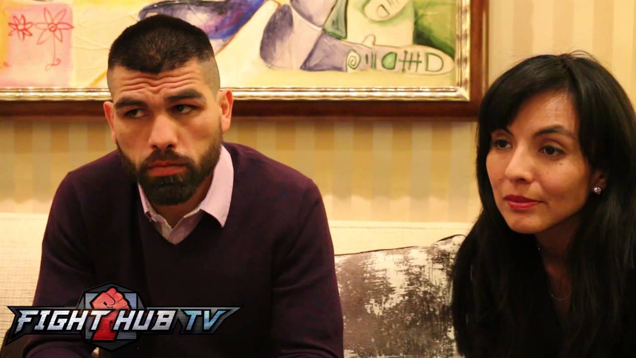 Canelo Alvarez vs. Alfredo Angulo Angulo video scrum Beef w/Canelo