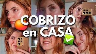 como pintar el CABELLO COBRIZO sin decolorar con tinte cobrizo MERCADONA🍊