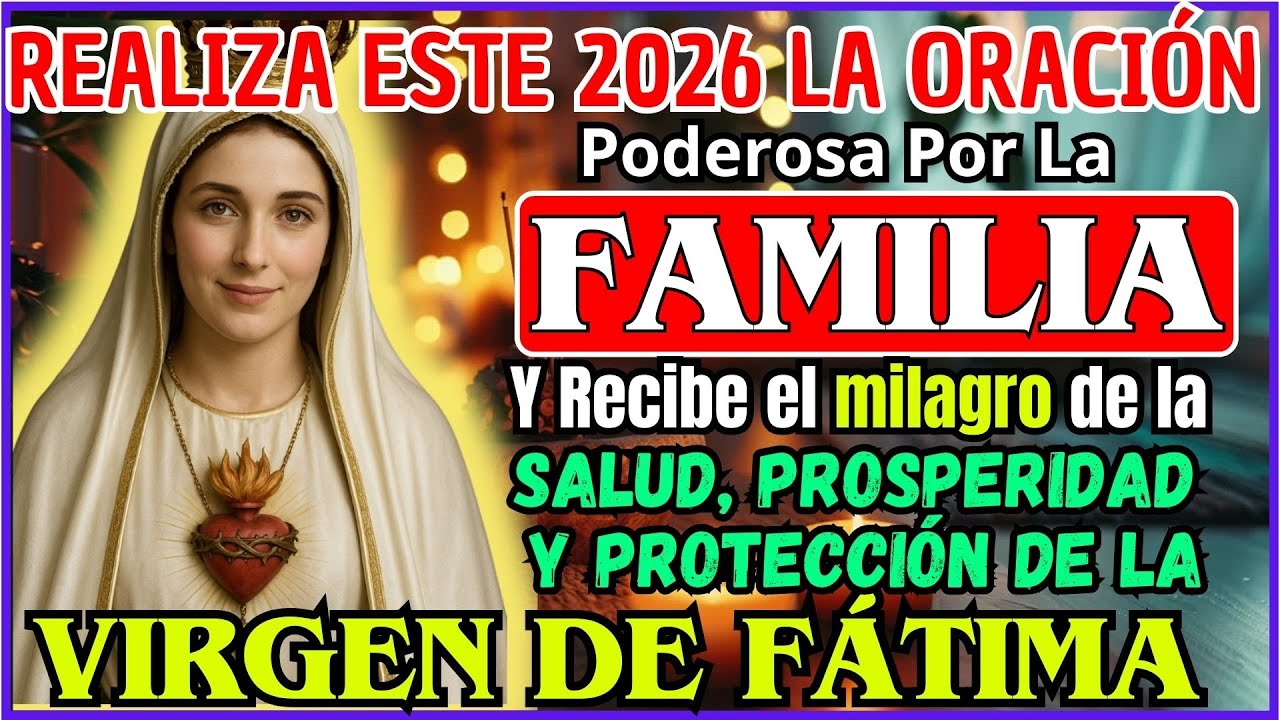 ROSARIO PODEROSO por la  FAMILIA 💖 VIRGEN DE FATIMA PROTEGE MI HOGAR 💖 JUEVES 15 ENERO 2025