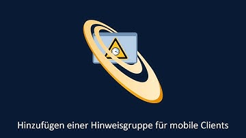 IBI-aws — Hinzufügen einer Hinweisgruppe für mobile Clients