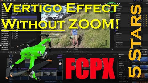 Vertigo effect without using drone zoom in Final Cut Pro X or other  video editing software!