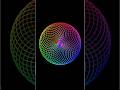 beautiful circle flower using python turtle #youtubeshorts