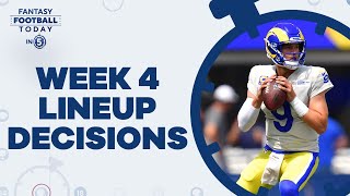 ALVIN KAMARA OUT NFL Fantasy Week 4 Start Em Sit Em Advice Fantasy Football Today in 5 Podcast