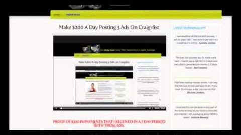 Make Money On Craigslist - Really Simple System