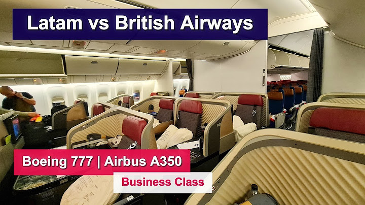 Latam a350-900 business class review