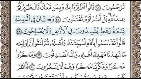 سورة النمل الصفحة 381 الشيخ محمد صديق المنشاوي