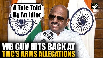 “Tale by an idiot,” WB Guv mocks TMC MP’s allegations of arms distribution from WB Raj Bhavan