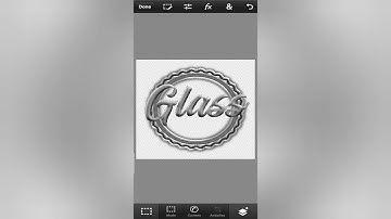 ✒️TUTORIAL GLASS FONT -PS TOUCH ✒️