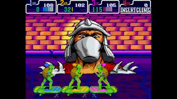 Teenage Mutant Ninja Turtles:  Turtles In Time - (Arcade version) part 1