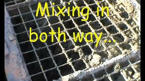 Emily Concrete mixer bucket on Telehandler