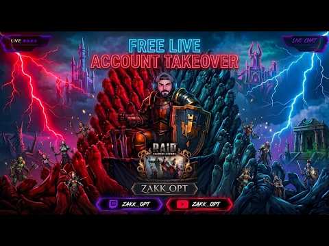 New Players welcome!! Live Takeovers on Twitch!