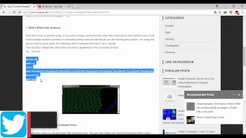 Top 5 Coolest Notepad Tricks and Hacks for Your PC that you should know.