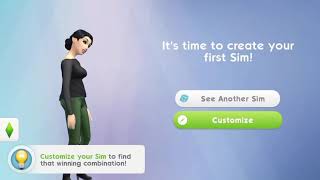 CREATING NEW SIMS MOBILE CHARACTER | SIMS MOBILES IOS NEW GAME 2018 | SIMS MOBILE HACK 2018 screenshot 5
