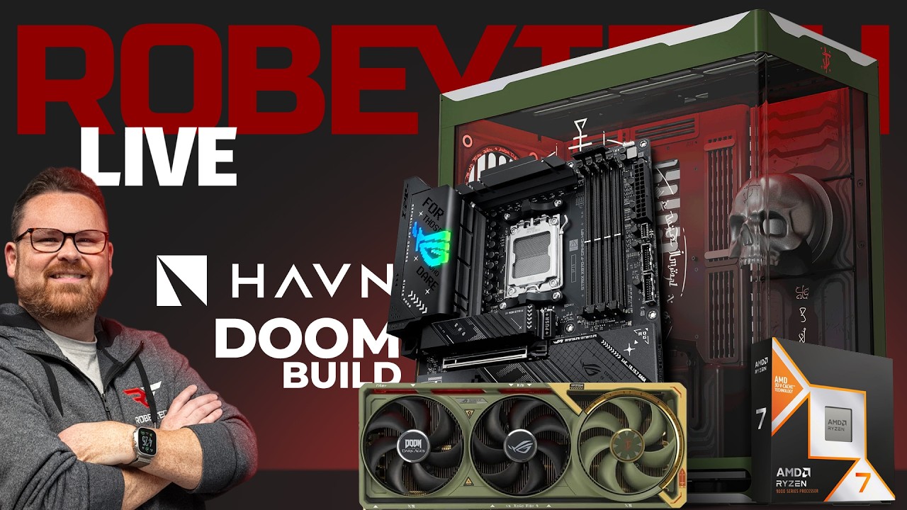 The DOOM HAVN Build | 9850x3D DOOM RTX 5080 Setup