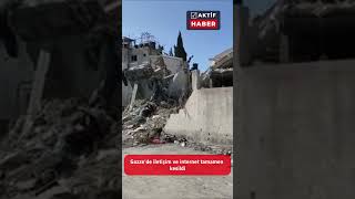 Gazzede Iletişim Ve Internet Tamamen Kesildi