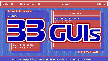 ALL DOS GUIs in 10