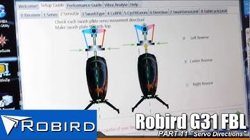 Robird G31 FBL Setup - Cyclic Servo Directions