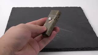 RovyVon E3 PRO EDC Flashligt Scratch Resistance Test