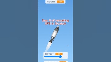 Day 4 of remaking SFS in Scratch sfs #shorts #spaceflightsimulator