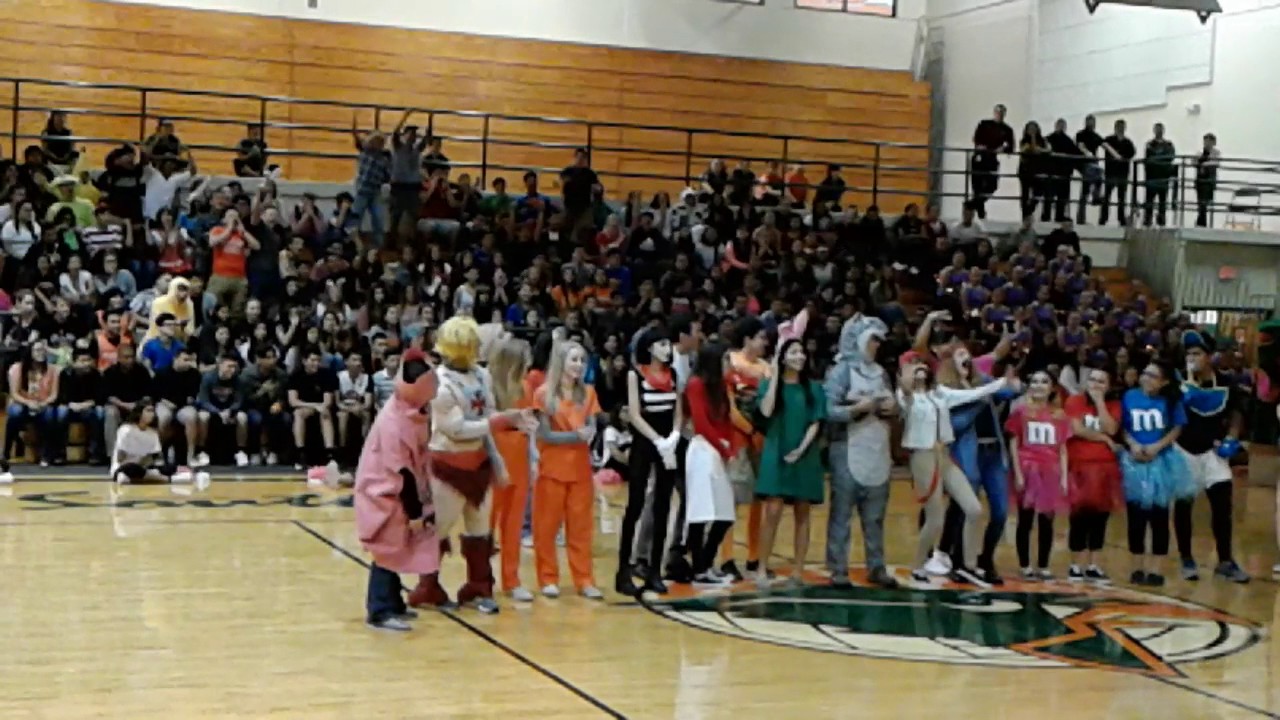 Harlingen high school South Halloween costume contest, prep rally(6