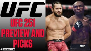 UFC 251 Picks \& Preview; Usman vs Masvidal \& MORE | CBS Sports HQ