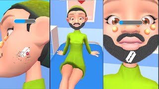 parasite cleaner new level update Girl grow face beard | Mobile game Android games new updates screenshot 3