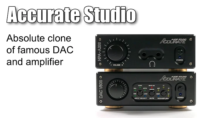 Accurate Studio DAC and headphone amplifier