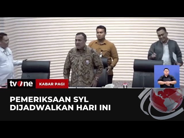 KPK Jadwalkan Periksa SYL Hari Ini | Kabar Pagi tvOne class=