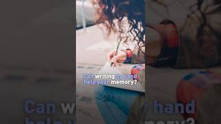 Writing by hand helps memory