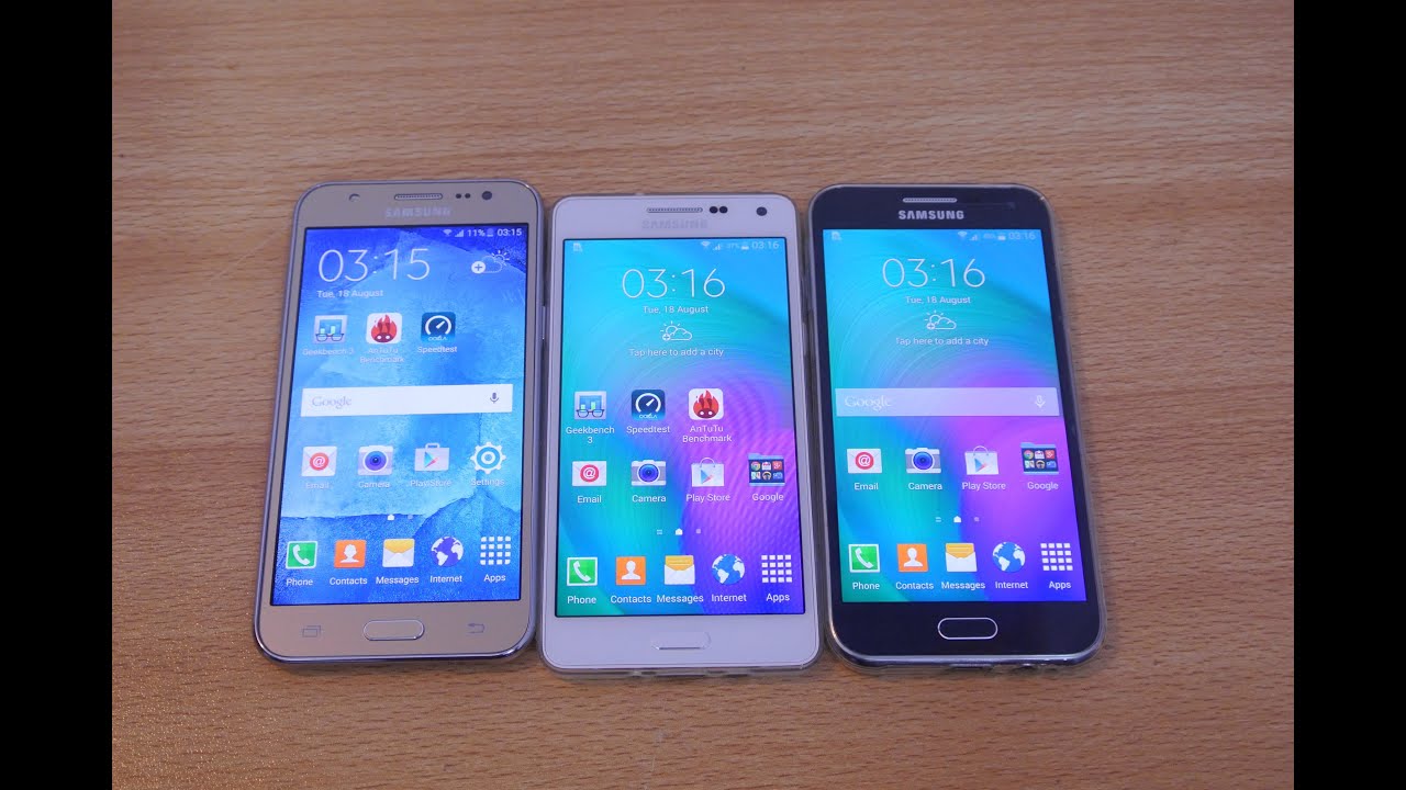 Was Ist Besser Samsung A5 Oder J5 Samsung Galaxy J5 vs A5 vs E5 - Geekbench 3 Benchmark Test Comparison