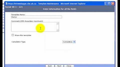 CBE - TeacherLogic - Grade Book -- Creating a New Template