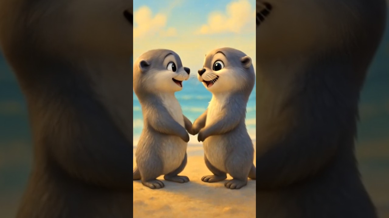 Romantic Otter Dance 🦦💞 The Cutest Love Ever! 