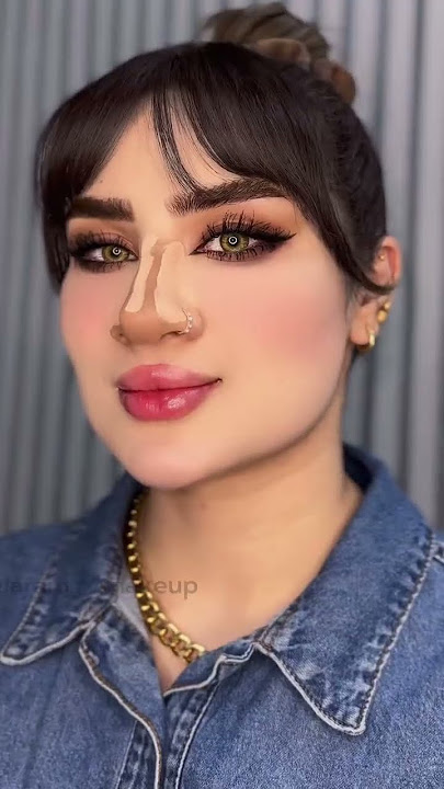 دماغ تو با این ترفند عمل نکن #makeup #زیبایی #مدلين #آموزش #میکاپ #مدل #ترفند #بینی_فانتزی