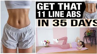 Abs Workout  With Chloe Ting 🔥Get that 11 Line Abs in 35 days | Fitness Beauty Channel