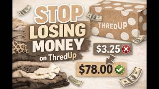 Most people lose money on Thredup...here's my best FREE advice after $60K in payouts last year