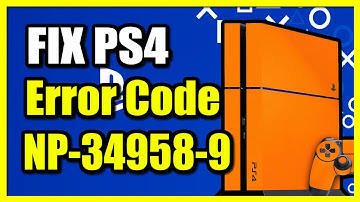 How To Fix PS4 Error NP-34958-9 when Downloading or Updating (Easy Tutorial)