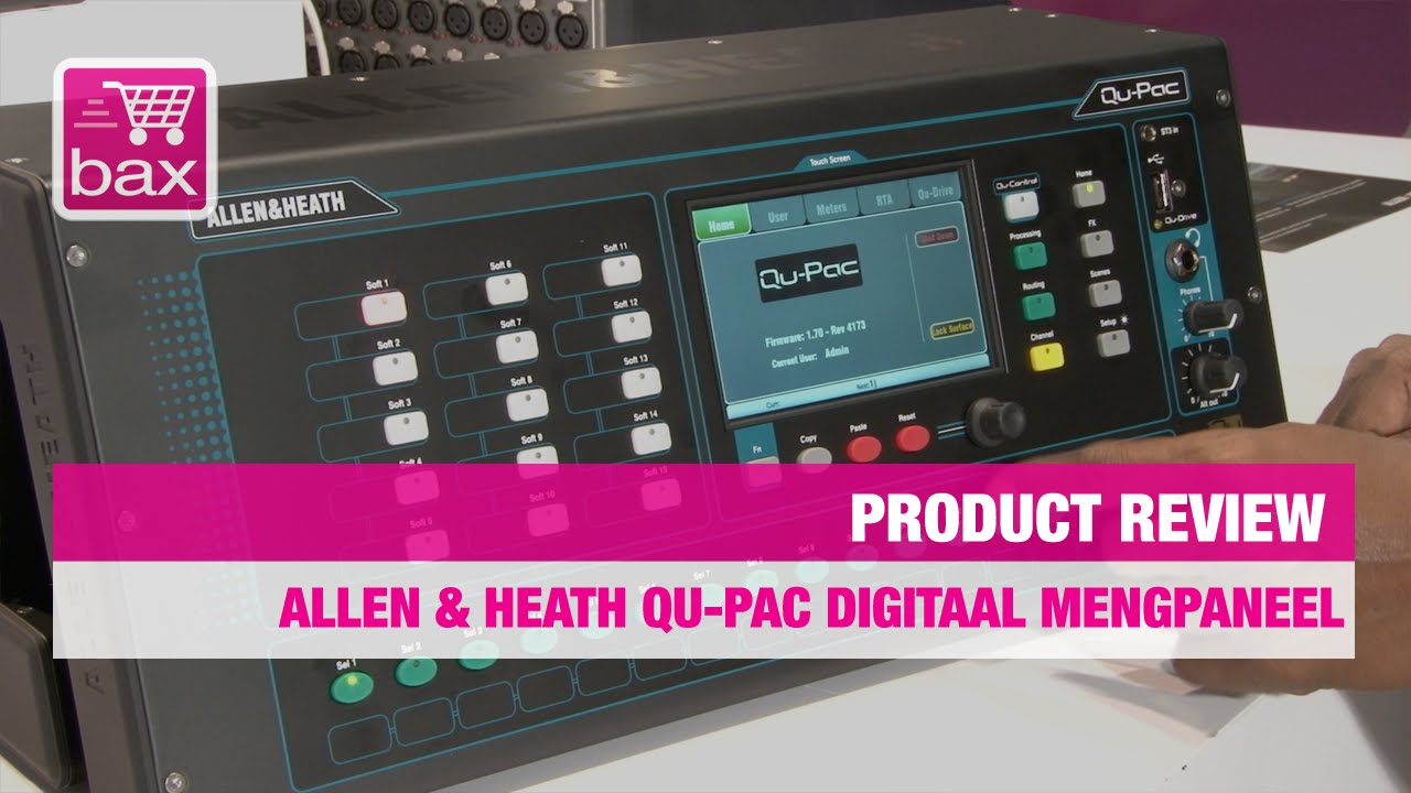 Allen & Heath Qu-Pac Digitaal Mengpaneel | Bax Music