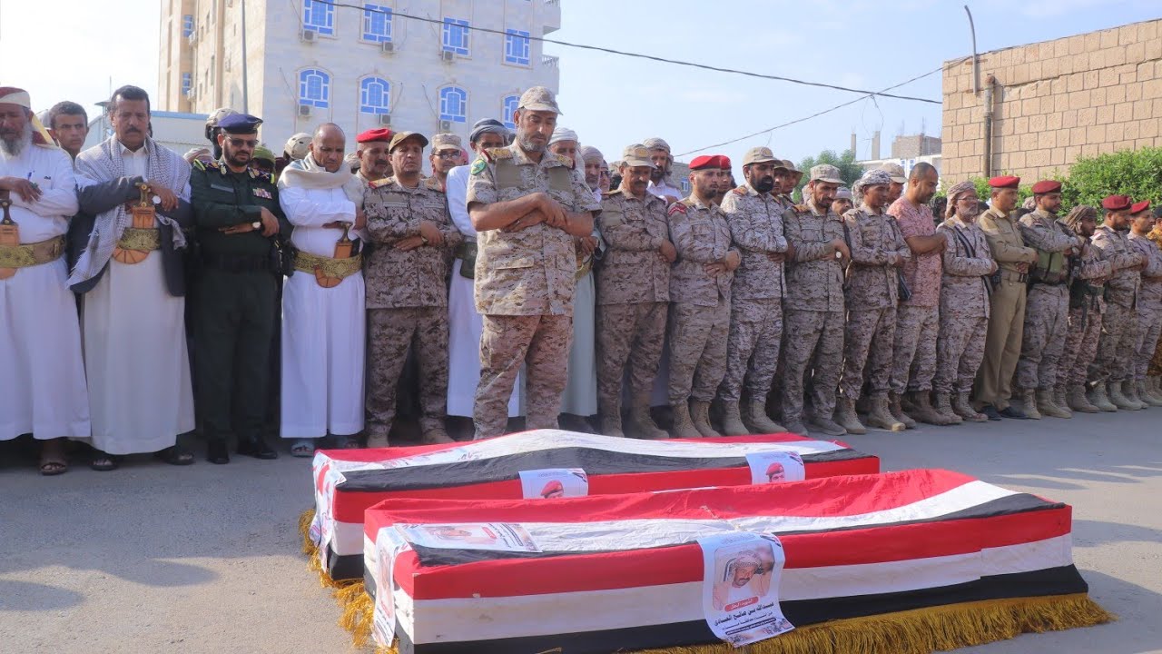 تشييع  الفقيد خالد دويد مثنى وعبدالله العبادي | قناة مارب