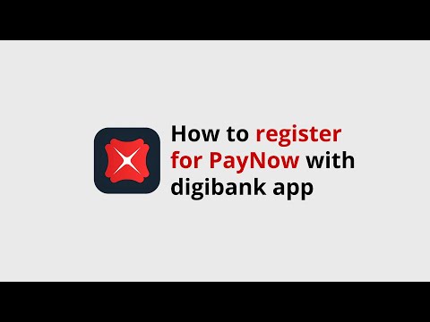 DBS digibank app – How to register for PayNow