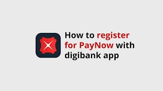 DBS digibank app – How to register for PayNow screenshot 1
