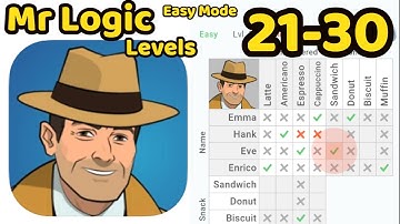 Mr Logic Game Mode Easy All Level 21 - 30 Complete Gameplay Walkthrough Part 3